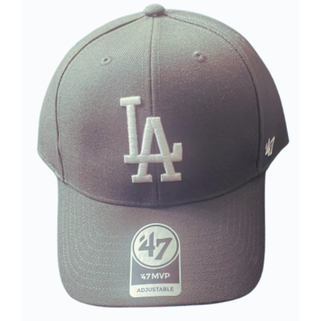 Bone Los Angeles Dodgers cor cinza