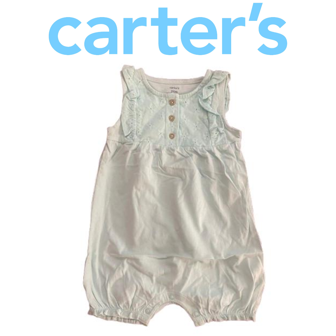 Carter's Macacão Baby 24 Meses Verde Claro