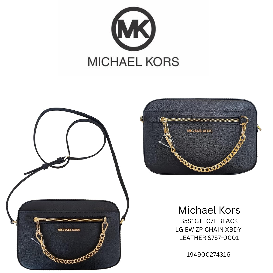 Bolsa Michael Kors Black Leather