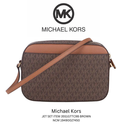 Bolsa Michael Kors Jet Set Brown 35S1GTTC9B