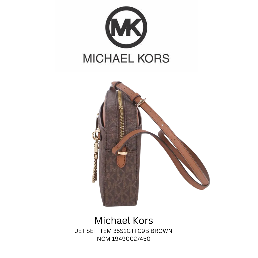 Bolsa Michael Kors Jet Set Brown 35S1GTTC9B