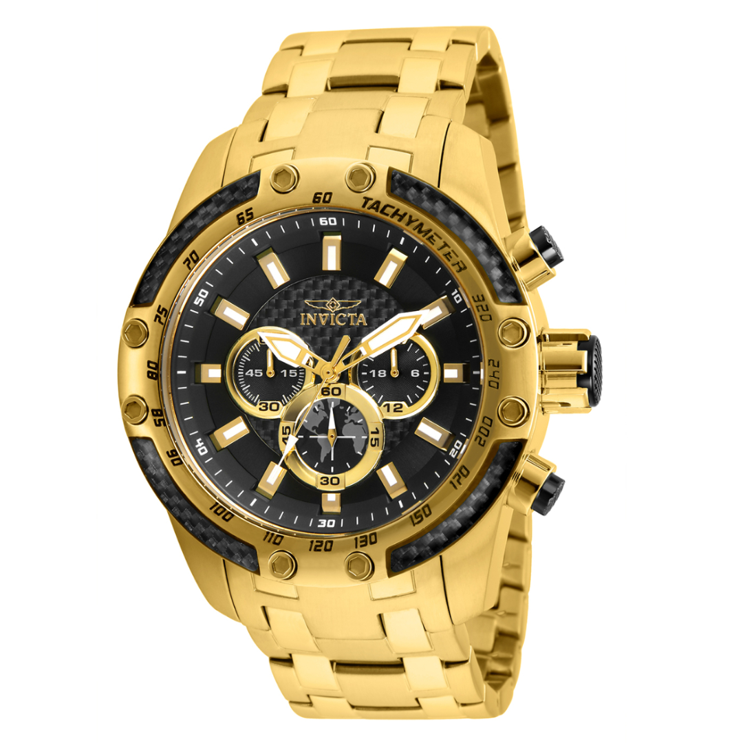 Invicta Speedway SCUBA Men's Watch - 50mm, Gold (25944)